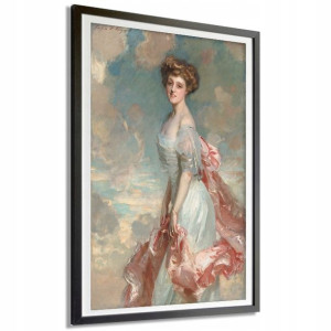Plakat Duży 91x61cm Miss Mathilde Portret Wzory