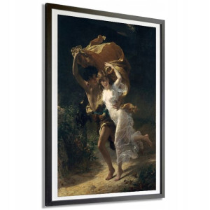 Plakat Duży 91x61cm Pierre Auguste Cot Burza Wzory