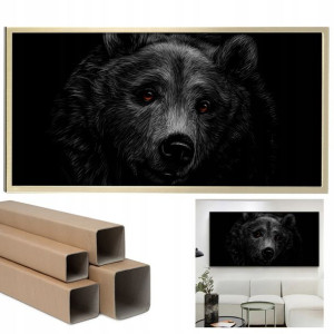 PLAKAT Duży OBRAZ XL Ozdobny 60x120cm DARK Wzory