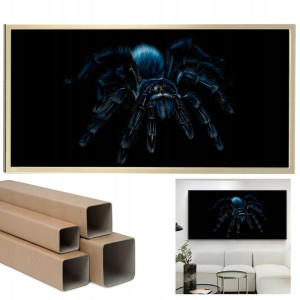 PLAKAT Duży XL OBRAZ Ozdobny Black 60x120cm Wzory