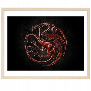 Plakat Fana Xl A3 29,7x42 Daenerys Serial Wzory