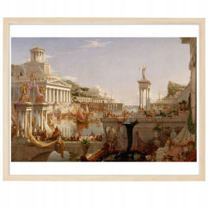 PLAKAT OBRAZ 21x29,7 cm Sztuka Thomas Cole Wzory