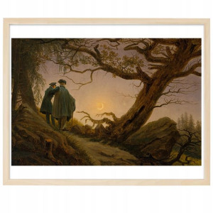 PLAKAT OBRAZ 50x70 cm Dwaj Mężczyźni Caspar Wzory