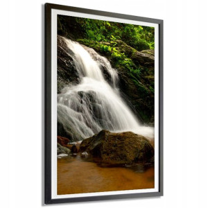 Plakat Obraz Dekor 21x29,7cm Wodospad Mix Wzory