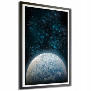 Plakat Obraz Dekor 91x61cm Księżyc Niebo Mix Wzory