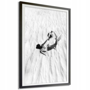 Plakat Obraz Duży 140x100 Nurek B&w Top Wzory