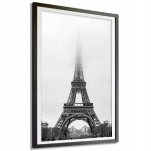 Plakat Obraz Duży 140x100 Paryż B&w Top Wzory