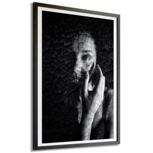 PLAKAT OBRAZ DUŻY 140x100cm ARTS B&W Top Wzory