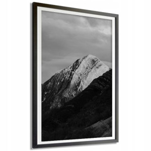 PLAKAT OBRAZ DUŻY 140x100cm B&W GÓRY Top Wzory
