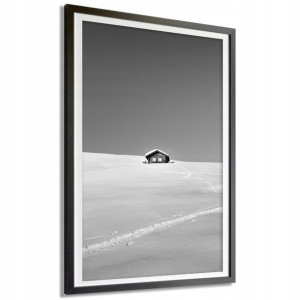 Plakat Obraz Duży 140x100cm Black And White Wzory