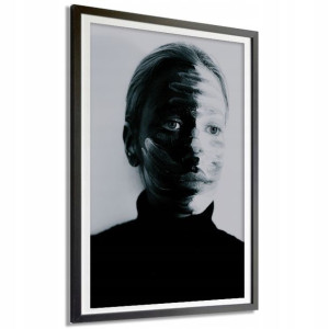 Plakat Obraz Duży 140x100cm Monochromatyczny Wzory