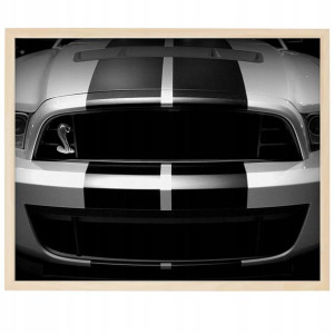 Plakat Obraz Duży 140x100cm Mustang Shelby Wzory