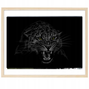 PLAKAT Poziomy Obraz Dekor 91x61cm Jaguar Wzory