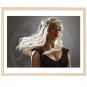 PLAKAT POZIOM A3 29,7x42 Targaryen Dragon Wzory