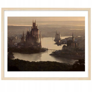 Plakat Poziom A3 29,7x42cm Fire And Dragon Wzory