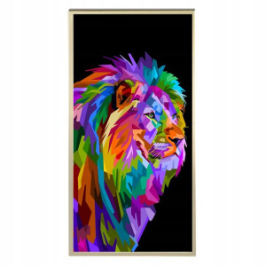 Plakat Xl 60x120cm Pop Art Lew Geometryczne Wzory