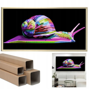 Plakat XXL 60x120 POZIOM ŚLIMAK POPART Kolor Wzory