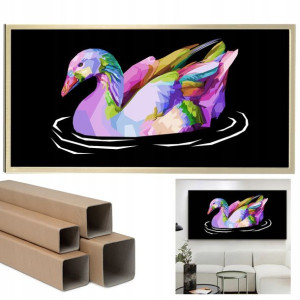 Plakat XXL 60x120 POZIOM ŁABĘDŹ Kolor POPART Wzory