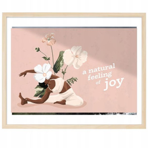 PLAKAT Poziom Obraz 21x29,7 Natural Feeling Wzory