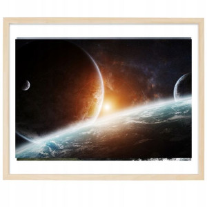 PLAKAT Poziomy Obraz 30x40cm Kosmos Różne Wzory