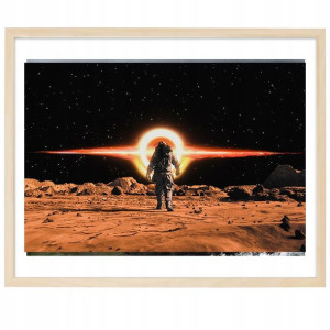 PLAKAT Poziomy Obraz 40x60 cm Kosmonaura Wzory