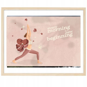 PLAKAT Poziomy Obraz 50x70cm New Beginning Wzory