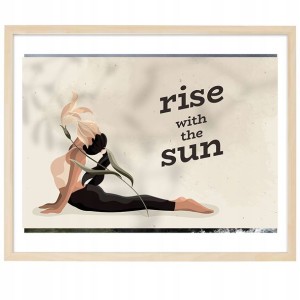 PLAKAT Poziomy Obraz 50x70cm Rise with Sun Wzory