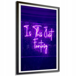 PLAKAT 140x100cm Neon Is This Just Fantasy Wzory