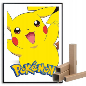Plakat A3 29,7x42 Dla Fana PIKA PIKA POKEMON Wzory