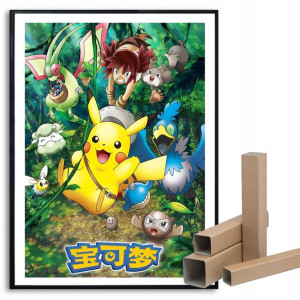 Plakat A3 29,7x42 Obraz Dla Gracza POKEMON Wzory
