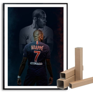 PLAKAT A3 29,7x42cm dla Fana MBAPPE MEKAMBE Wzory