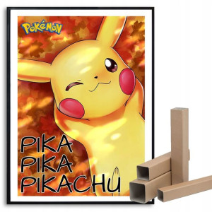 Plakat A3 29,7x42cm Dla Fana POKEMON Pika Wzory
