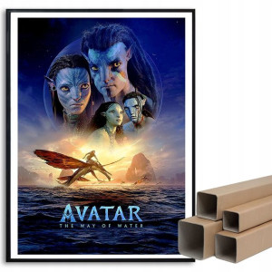 Plakat A3 29,7x42cm FILM Avatar Istota Wody Wzory