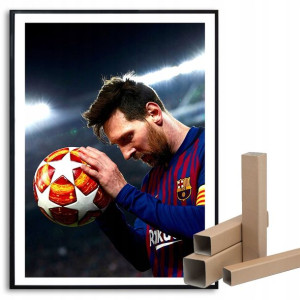 Plakat A3 29,7x42cm Leo Messi Fcb Barcelona Wzory