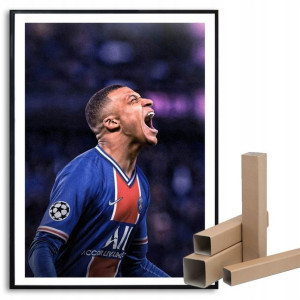 PLAKAT A3 29,7x42cm MBAPPE PIŁKA SPORT Fana Wzory