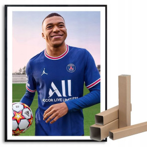 PLAKAT A3 29,7x42cm MBAPPE PSG FRANCE Fana Wzory