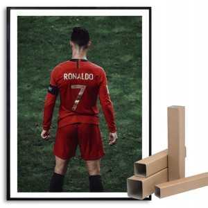 Plakat A3 Cristiano Ronaldo Portugal Fana Wzory