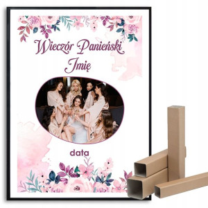 Plakat A3 Dla Pani Młodej Twoje Imię Zdjęcie Data