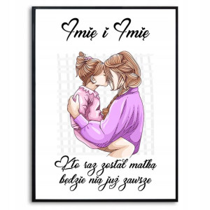 Plakat A3 Prezent Dzień Matki Personalizowany Wz