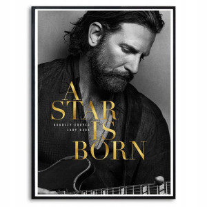 Plakat Dekor A3 29,7x42 cm A STAR IS BORN Wzory