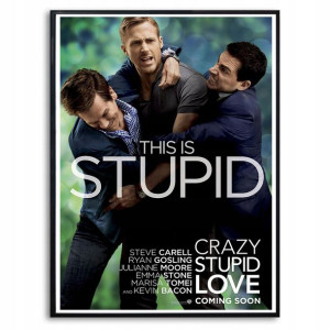 Plakat Dekor A3 29,7x42 cm This is Stupid Wzory