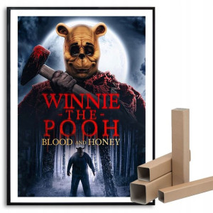Plakat Film A3 29,7x42 Krew I Miód Puchatek Wzory