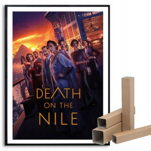 Plakat FILMOWY A3 29,7x42cm ŚMIERĆ NA NILU Wzory