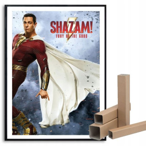 Plakat FILMOWY A3 SHAZAM DC UNIWERSUM Top Wzory