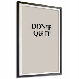 PLAKAT XXL 140x100cm Boho Pastel Don't Quit Wzory