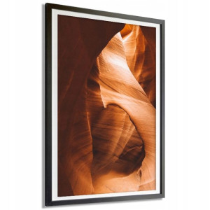 PLAKAT XXL 140x100cm Jaskinie Pustynia Skały Wzory