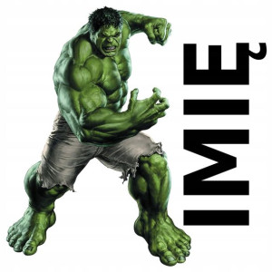 NAKLEJKA NA ŚCIANĘ XL 120cm dla Dziecka IMIĘ HULK