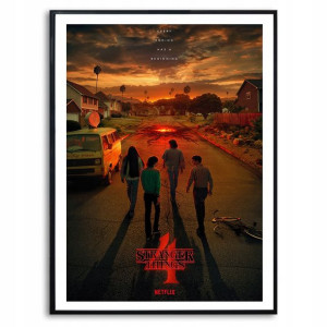 Plakat 32x44,5 Serial Stranger Things Dużo Wzorów