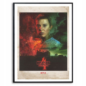 Plakat 32x44,5 Serial Stranger Things Dużo Wzorów