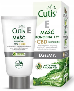 Cutis E Egzema Maść konopna 17% + CBD 120 ml